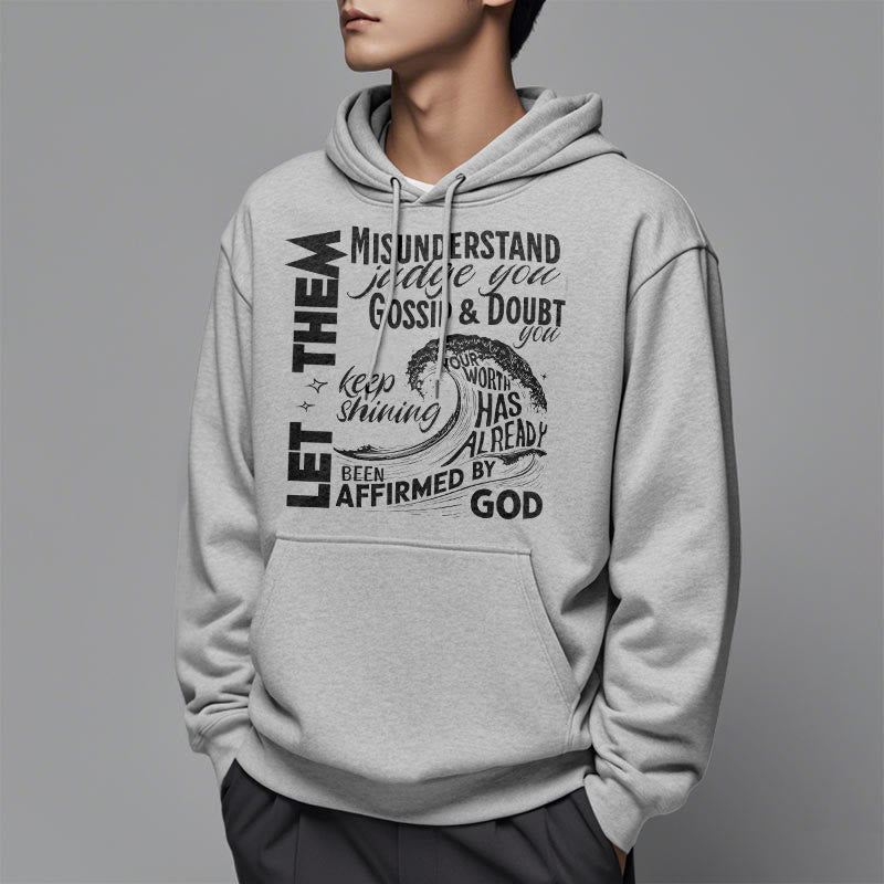 Modern Style Affirmed By God Fleece Lined Polyester Hoodie - image 32