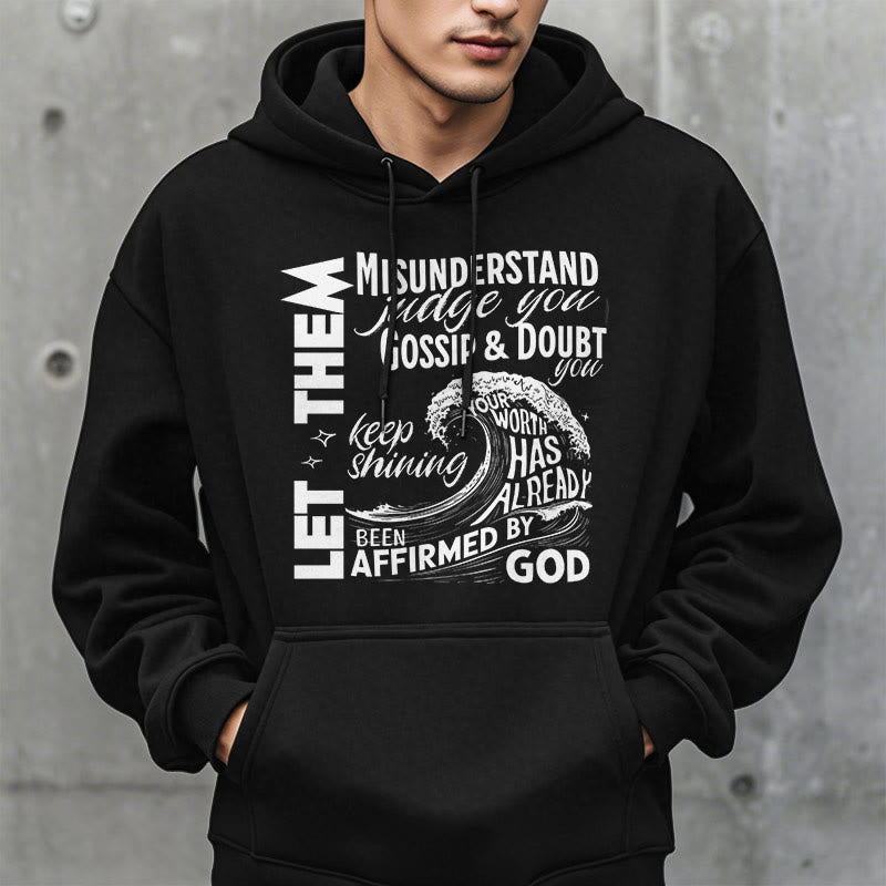 Modern Style Affirmed By God Fleece Lined Polyester Hoodie - image 8
