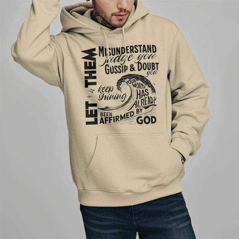 Modern Style Affirmed By God Fleece Lined Polyester Hoodie - image 2