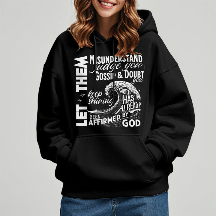 Modern Style Affirmed By God Fleece Lined Polyester Hoodie - image 7