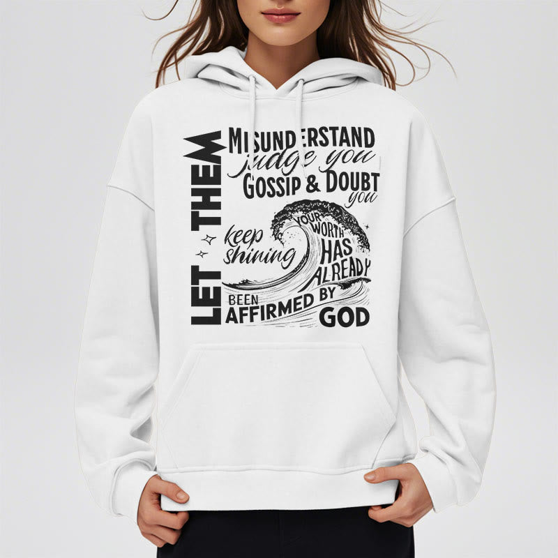 Modern Style Affirmed By God Fleece Lined Polyester Hoodie - image 13