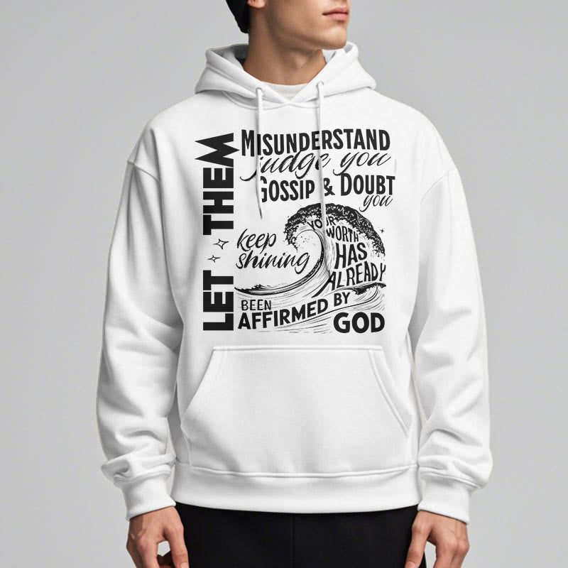 Modern Style Affirmed By God Fleece Lined Polyester Hoodie - image 12