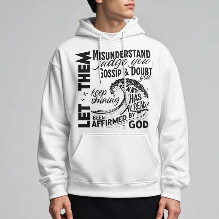 Modern Style Affirmed By God Fleece Lined Polyester Hoodie - image 12