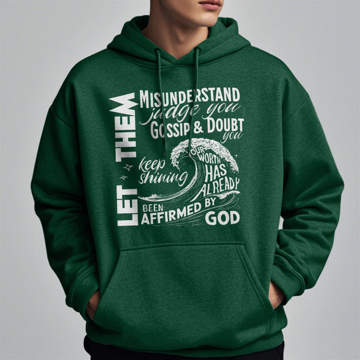 Modern Style Affirmed By God Fleece Lined Polyester Hoodie - image 23