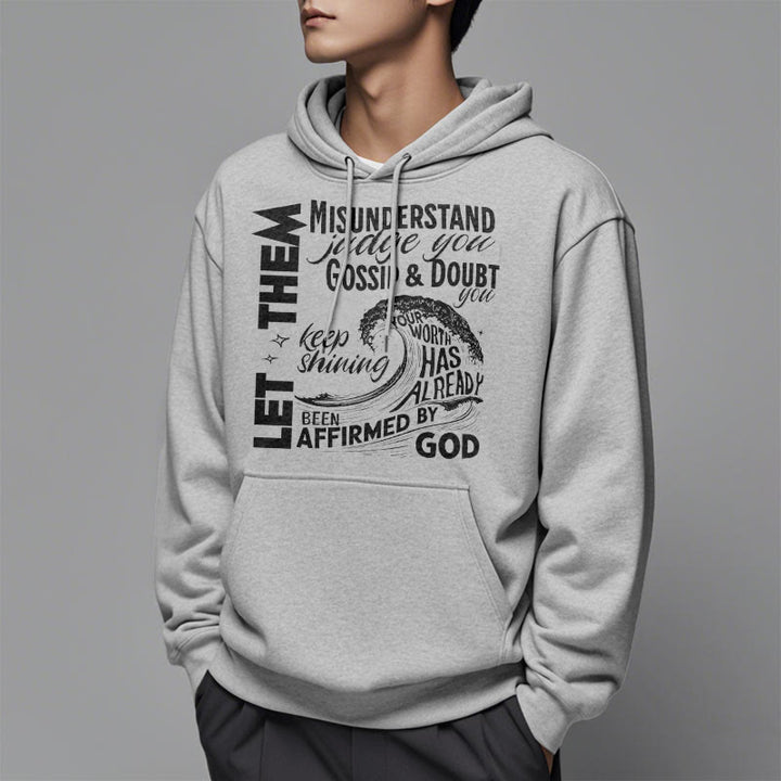 Modern Style Affirmed By God Fleece Lined Polyester Hoodie - image 32