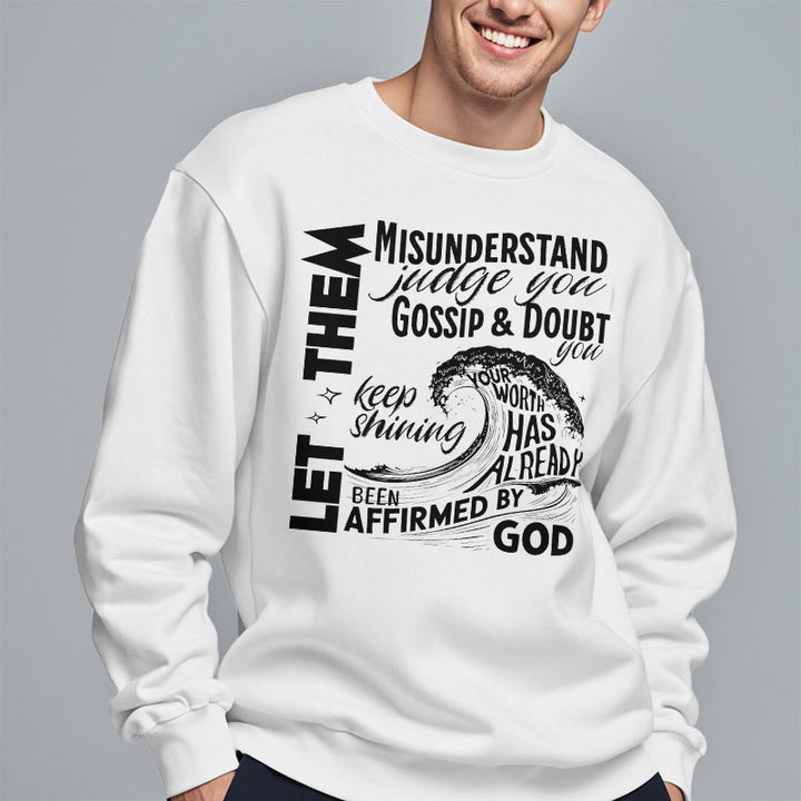 Modern Style Affirmed By God Fleece Lined Polyester Sweatshirt - image 13