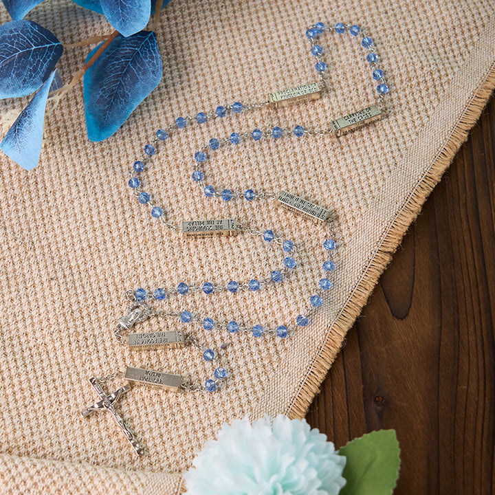 Christianartworkshop The Mysteries Rosary Engraved Mystery Bar - image 4