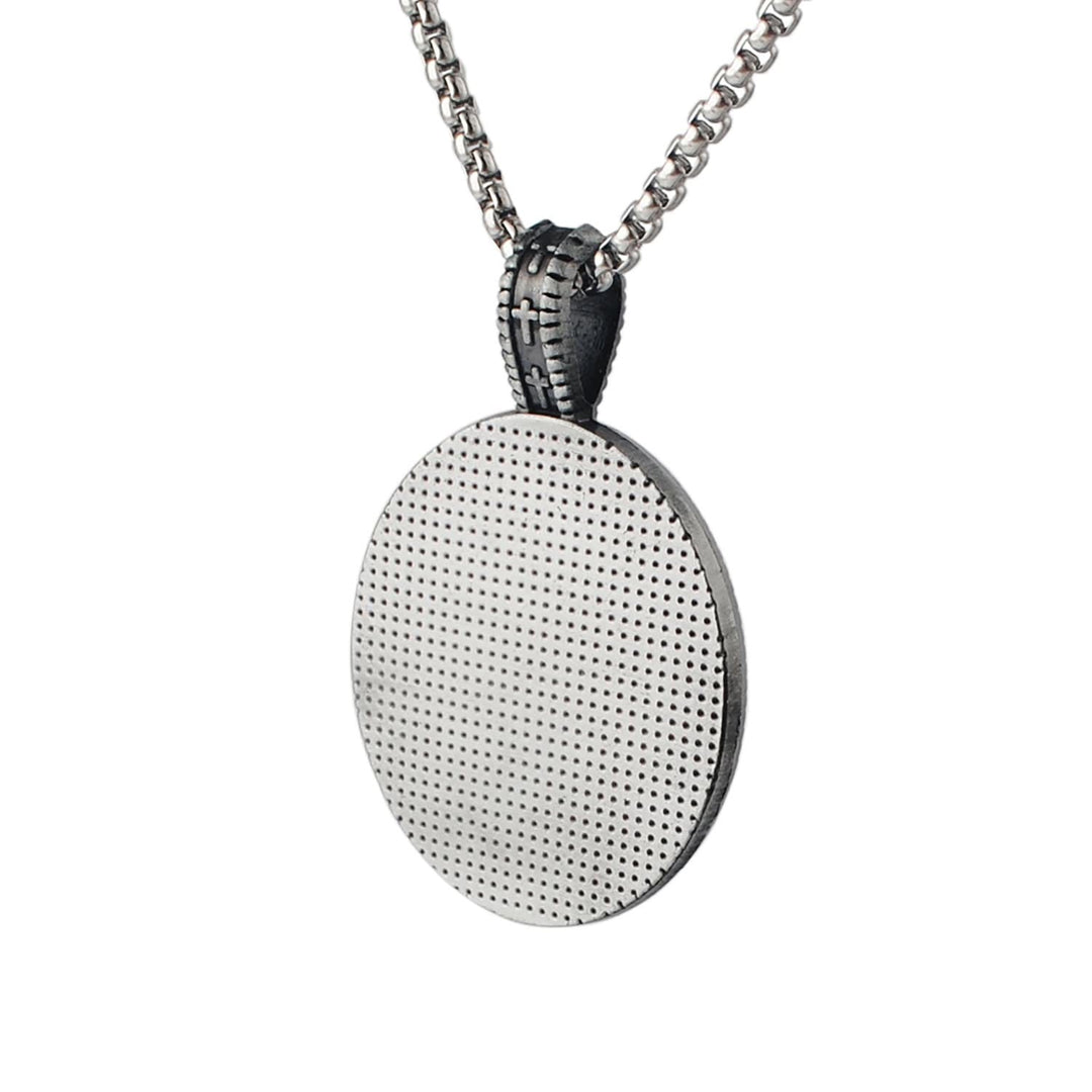Christianartworkshop Classic Style Crafted St. Christopher Protect Us Pendant Necklace - image 3