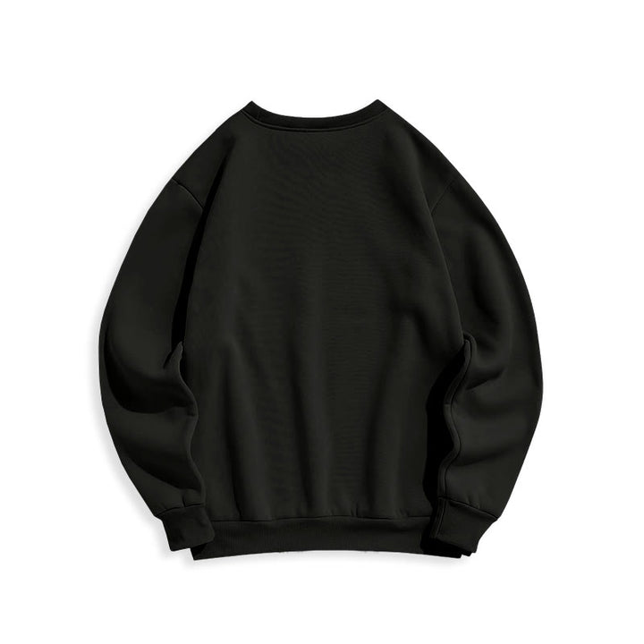 Classic Style St. Benedict Figure Fleece Lined Polyester Sweatshirt - image 3