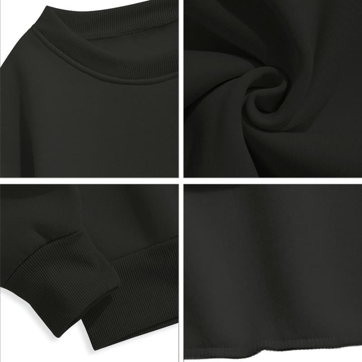 Christianartworkshop Classic Style St. Benedict Cruxifix Faith Fleece Lined Polyester Sweatshirt - image 3