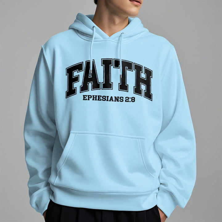 Modern Style Faith Ephesians 2 : 8 Fleece Lined Polyester Hoodie - image 32