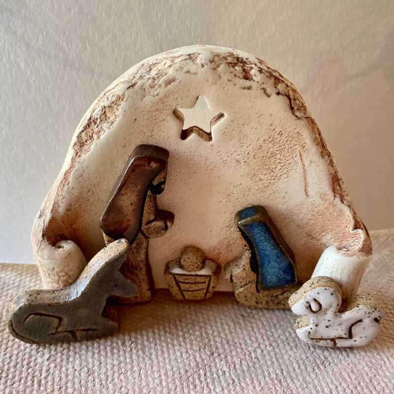 Christianartworkshop Classic Style Nativity Scene Star Resin Desktop Decorations Ornament - image 1