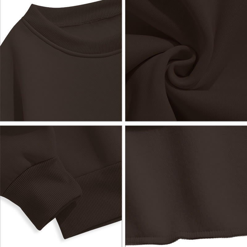 Classic Style Holy Spirit Flying Dove Fleece Lined Polyester Sweatshirt