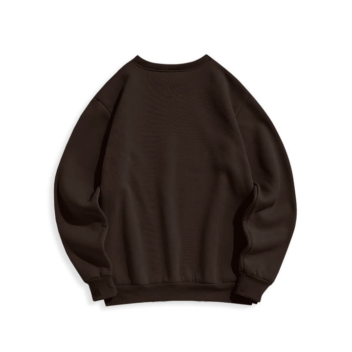 Christianartworkshop Quotation Style Faith Over Fear Lamb Fleece Lined Polyester Sweatshirt - image 16