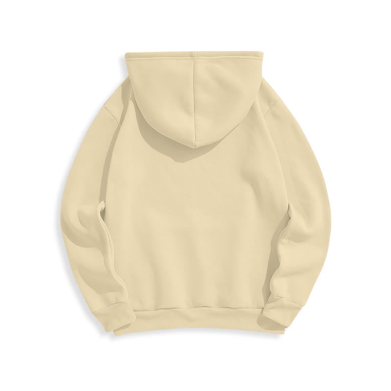 Modern Style Prayer Connection To God Fleece Lined Polyester Hoodie