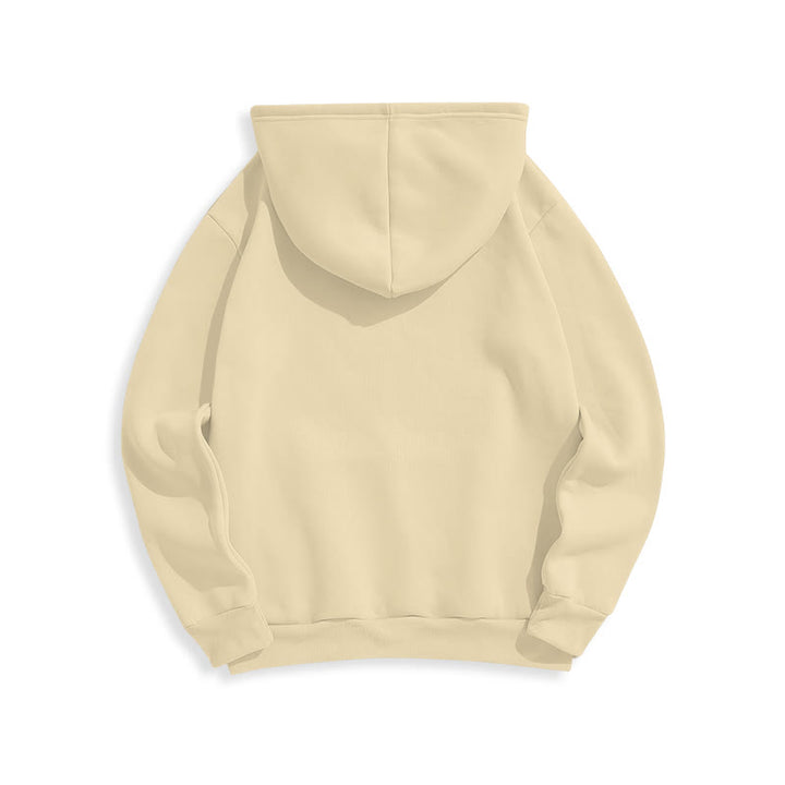 Modern Style Prayer Connection To God Fleece Lined Polyester Hoodie