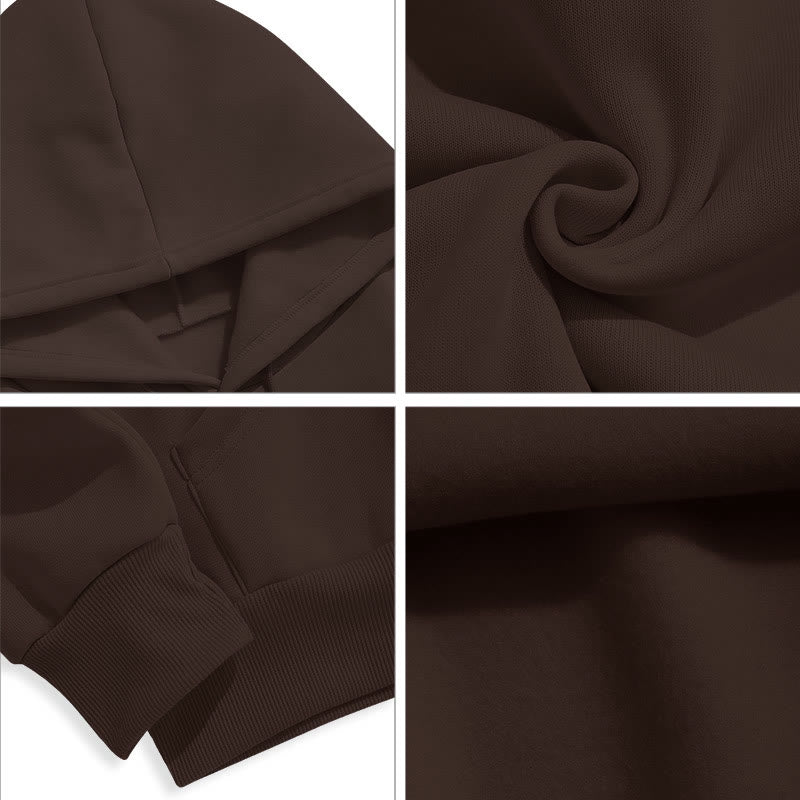 Modern Style Prayer Connection To God Fleece Lined Polyester Hoodie