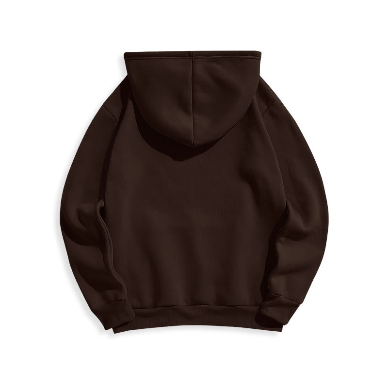 Modern Style Prayer Connection To God Fleece Lined Polyester Hoodie