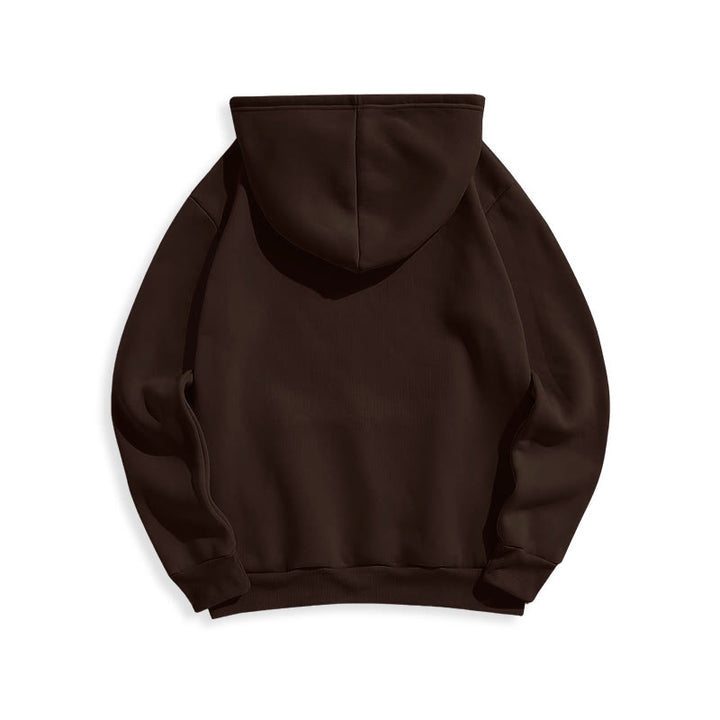 Modern Style Prayer Connection To God Fleece Lined Polyester Hoodie