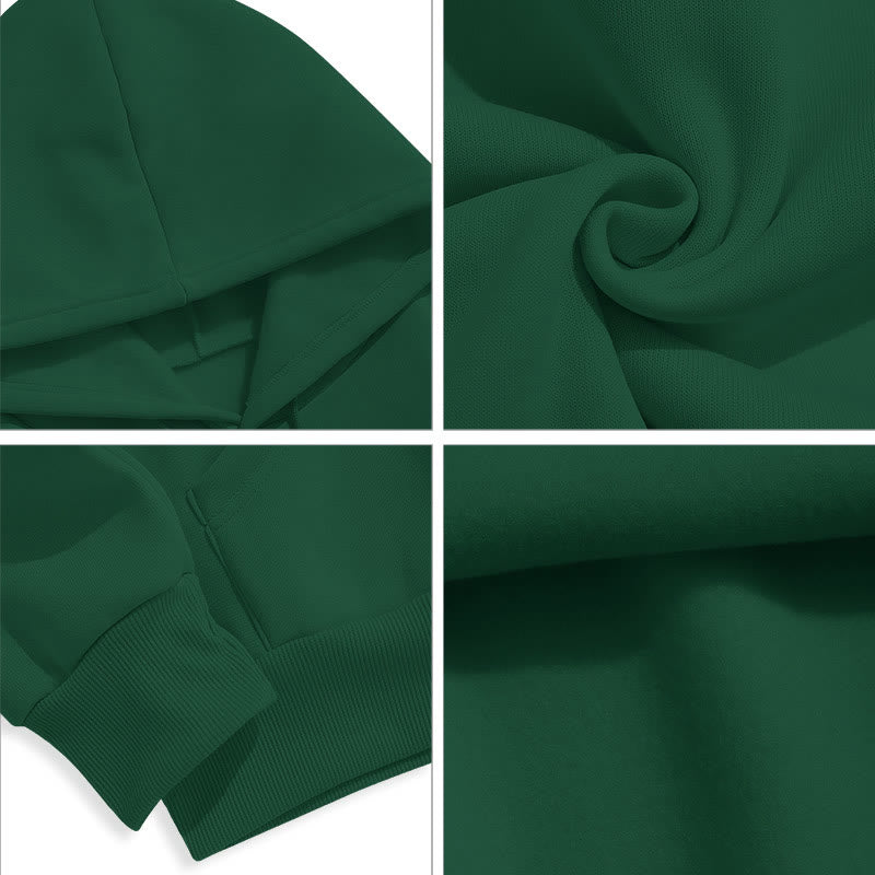 Modern Style Prayer Connection To God Fleece Lined Polyester Hoodie