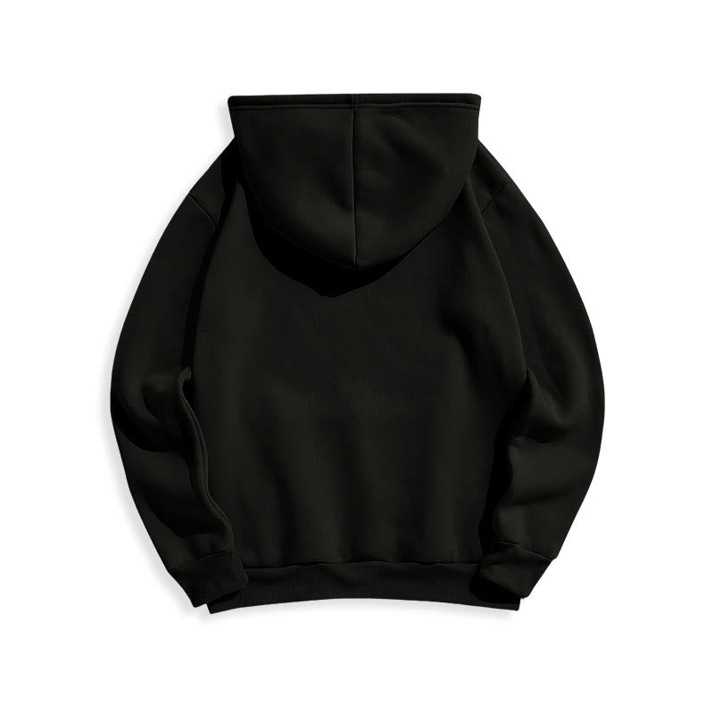 Modern Style Prayer Connection To God Fleece Lined Polyester Hoodie