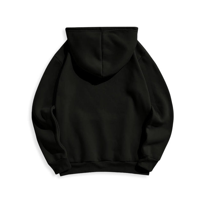 Modern Style Prayer Connection To God Fleece Lined Polyester Hoodie