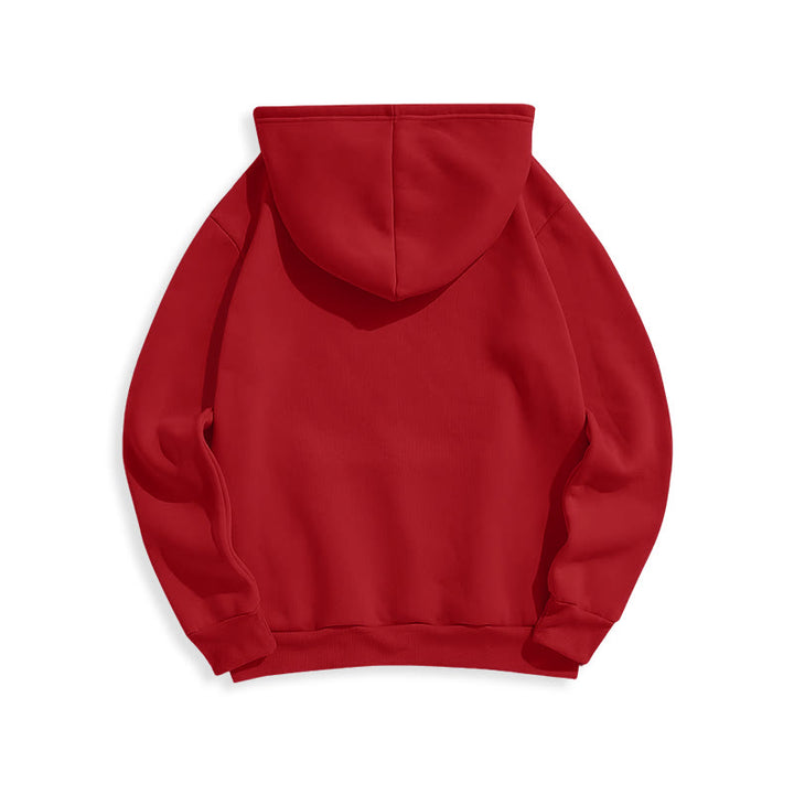 Modern Style Prayer Connection To God Fleece Lined Polyester Hoodie