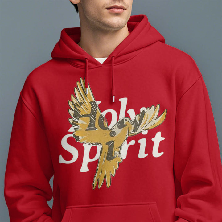 Classic Style Holy Spirit Flying Dove Fleece Lined Polyester Hoodie - image 37