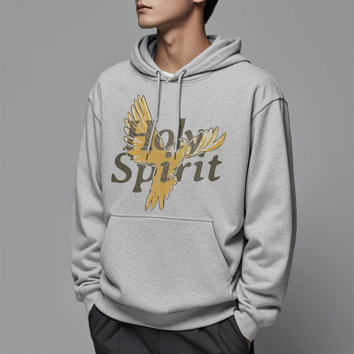 Classic Style Holy Spirit Flying Dove Fleece Lined Polyester Hoodie - image 32