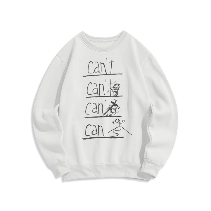 Minimalist Style Redemption Through Jesus Sacrifice Fleece Lined Polyester Sweatshirt
