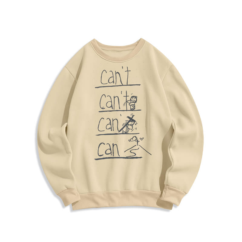 Minimalist Style Redemption Through Jesus Sacrifice Fleece Lined Polyester Sweatshirt