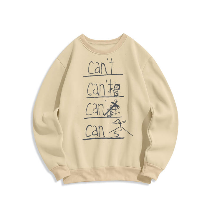 Minimalist Style Redemption Through Jesus Sacrifice Fleece Lined Polyester Sweatshirt