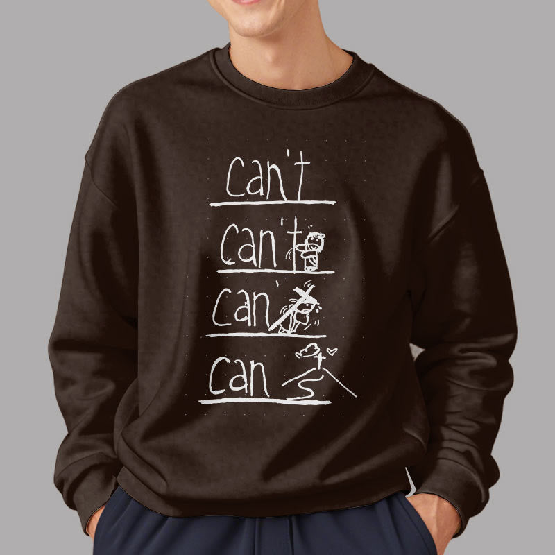 Minimalist Style Redemption Through Jesus Sacrifice Fleece Lined Polyester Sweatshirt