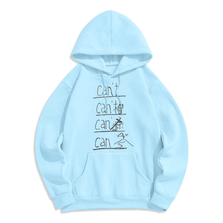 Quotation Style Redemption Through Jesus Sacrifice Fleece Lined Polyester Hoodie - Blue - 2XL - image 14