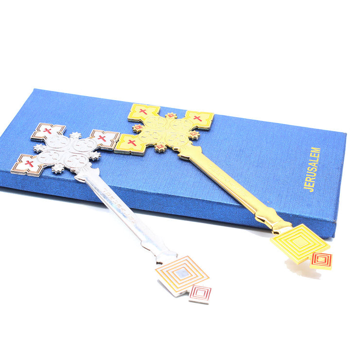 Christianartworkshop Classic Style Jerusalem Cross-Shaped Regal Blessing Hand Cross