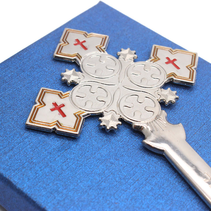 Christianartworkshop Classic Style Jerusalem Cross-Shaped Regal Blessing Hand Cross