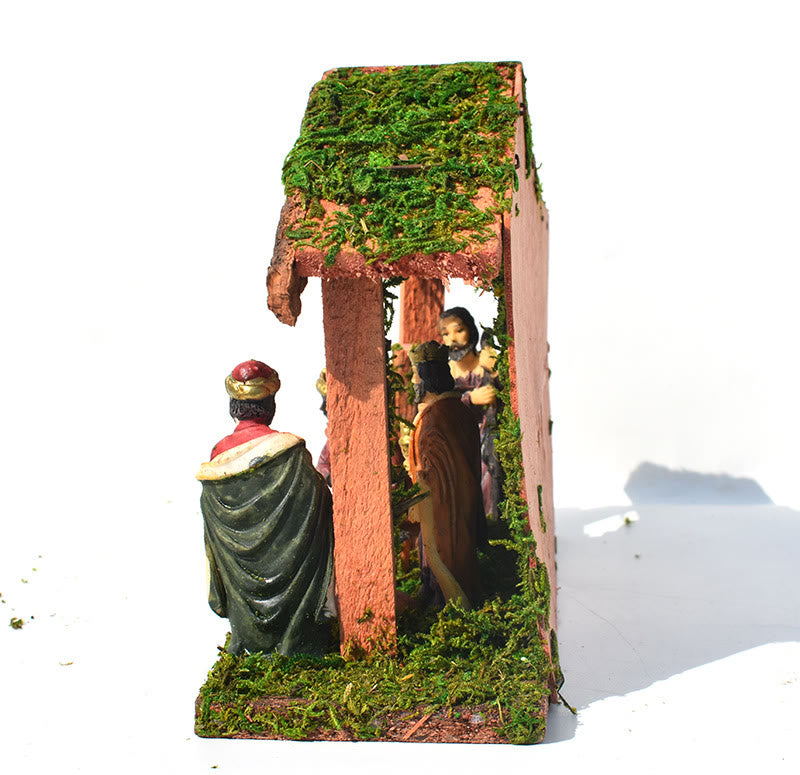 Christianartworkshop Classic Style Nativity Scene Jesus Birth Statue Desktop Decorations Ornament