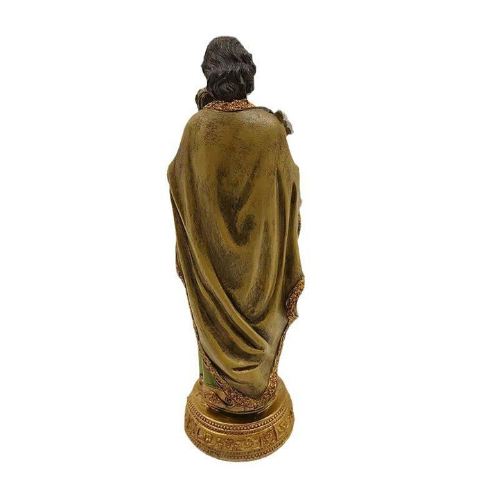Christianartworkshop Classic Style St. Joseph Holding Child Jesus Desktop Decorations Ornament