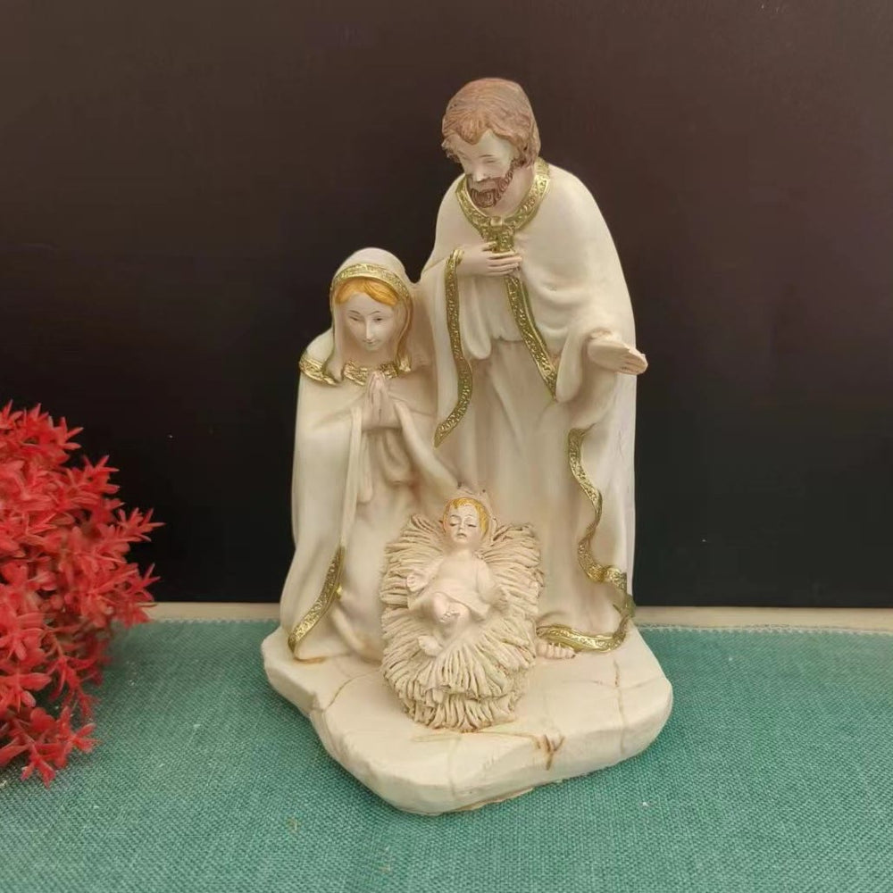Christianartworkshop Nativity Holy Family Figurine Set Desktop Decorations Ornament - image 1