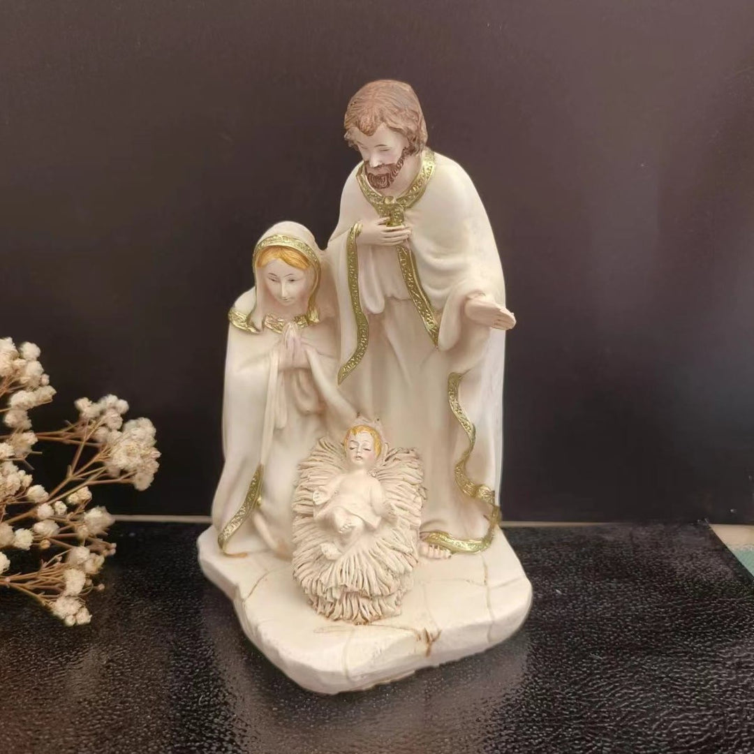 Christianartworkshop Nativity Holy Family Figurine Set Desktop Decorations Ornament - Nativity Scene - image 0