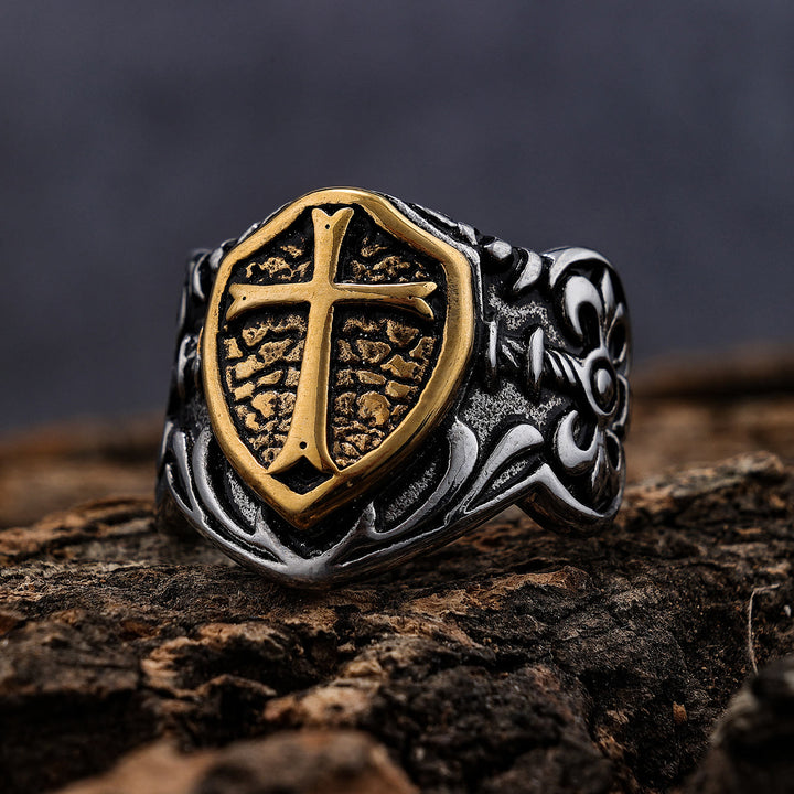 Christianartworkshop Exclusive Crafted Cross Ring - Expression of Daily Faith  - UK Size Z+1（US 14） - image 0