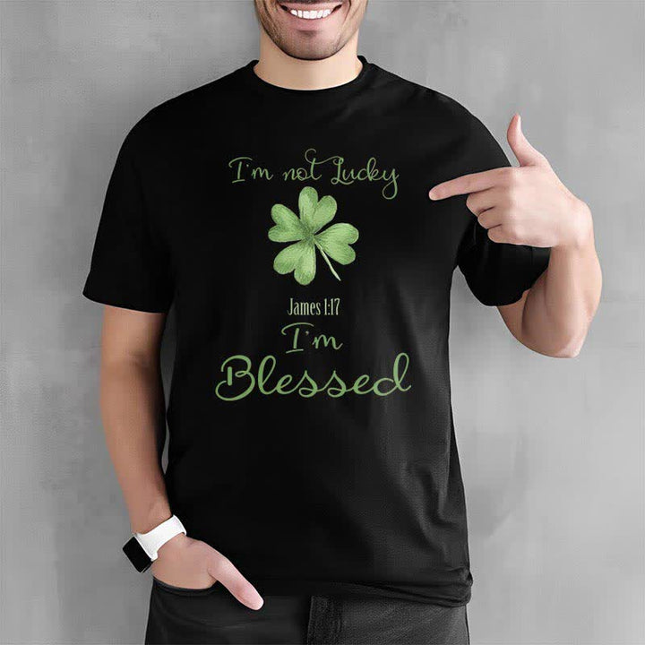 Christianartworkshop I'M Not Lucky I'm Blessed Faith-Inspired T-Shirt - image 16