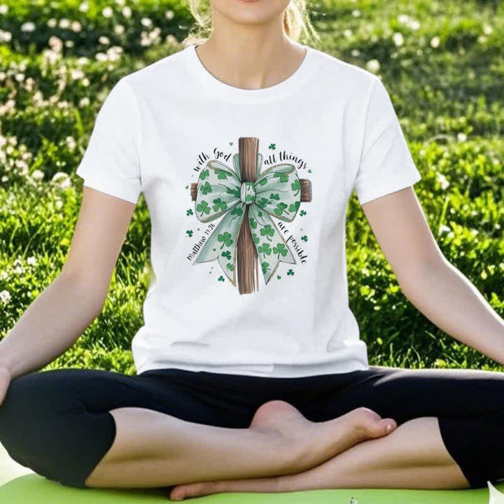 Christianartworkshop Faith and Fortune in Harmony Faith-Inspired T-Shirt - image 4
