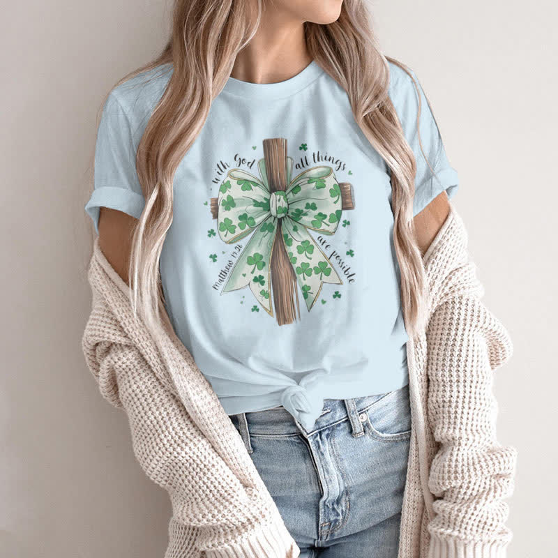 Christianartworkshop Faith and Fortune in Harmony Faith-Inspired T-Shirt - image 1