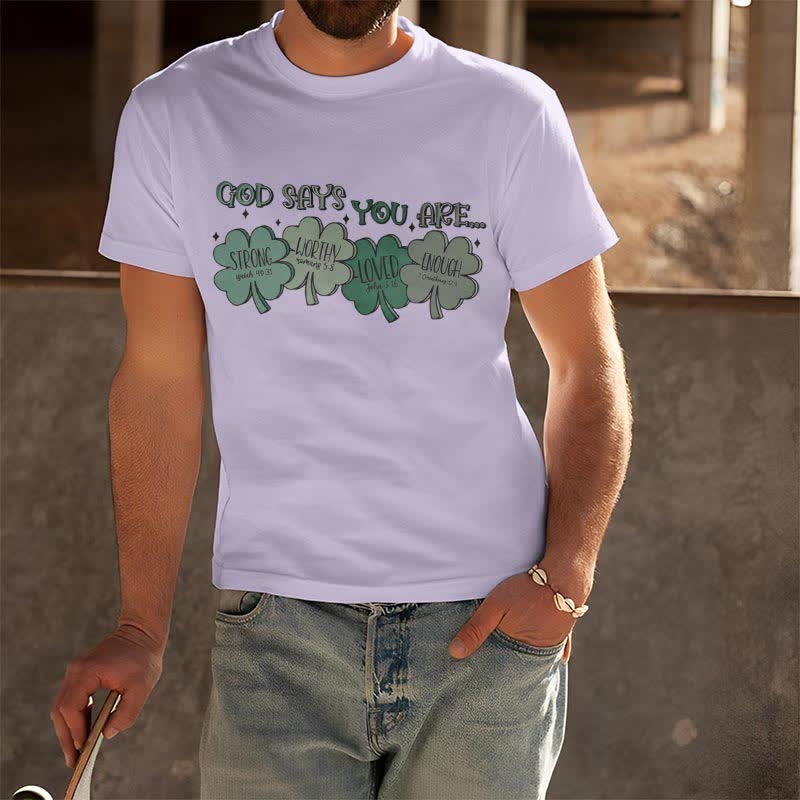 Christianartworkshop Divine Shamrock: God's Promises Faith-Inspired T-Shirt - image 26