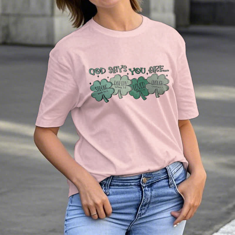 Christianartworkshop Divine Shamrock: God's Promises Faith-Inspired T-Shirt - image 24