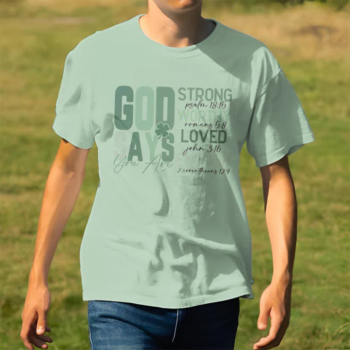 Christianartworkshop Empowerment Clover Tee Faith-Inspired T-Shirt - image 16
