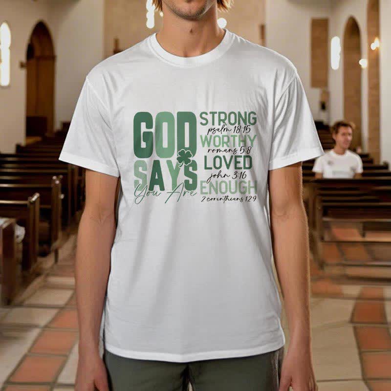 Christianartworkshop Empowerment Clover Tee Faith-Inspired T-Shirt - image 10