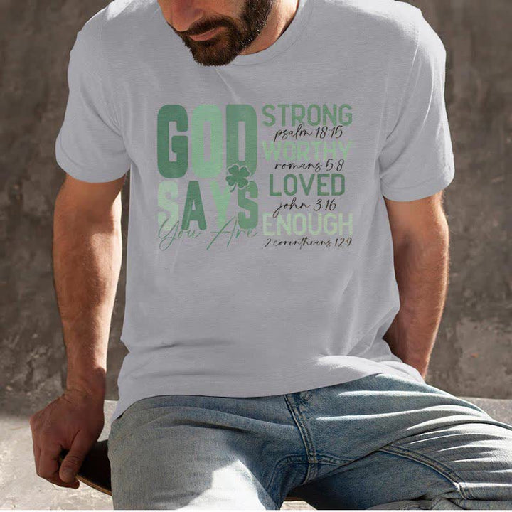 Christianartworkshop Empowerment Clover Tee Faith-Inspired T-Shirt - image 13