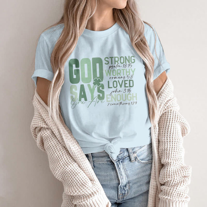 Christianartworkshop Empowerment Clover Tee Faith-Inspired T-Shirt - image 5